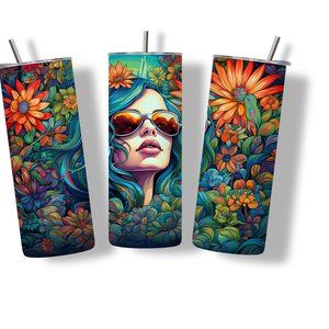 Daisy Forest 20 oz Skinny Tumbler Stainless Steel